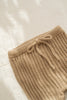 US stockist of Illoura the Label's gender neutral organic cotton Joey Ribbed Pants in Olive.