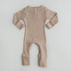 US stockist of Snuggle Hunny Kid's organic jersey Pebble zip growsuit.