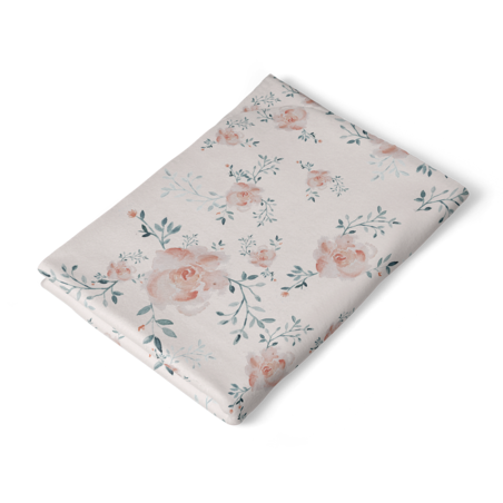 US stockist of Bencer & Hazelnut's  (Piper Bug) cotton jersey Lynne floral wrap.