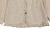 US stockist of Donsje's linen blend, Lori Blouse in Beige.  