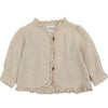 US stockist of Donsje's linen blend, Lori Blouse in Beige.  