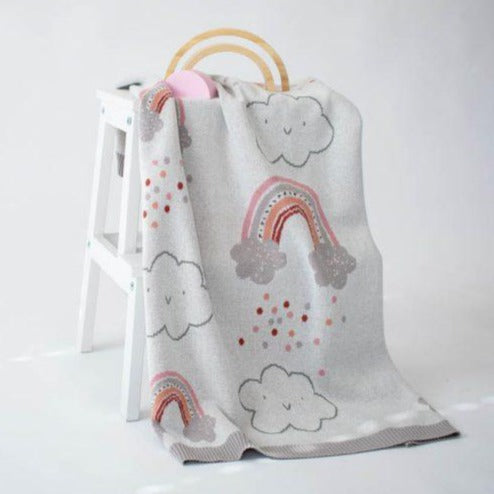 US stockist of Indus Design's "Rainbow" blanket.