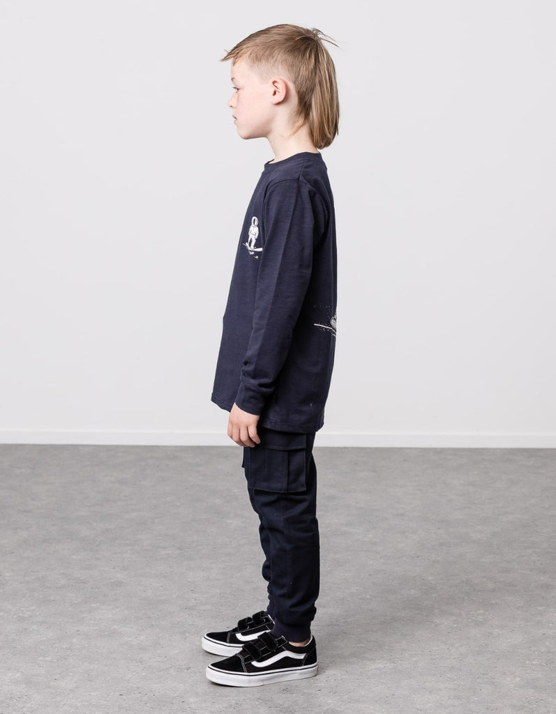 US stockist of Radicool Kids Cargo Pant in Ink.