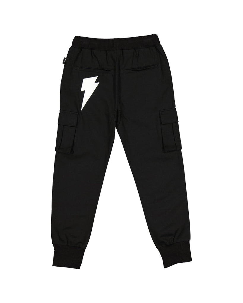 US stockist of Radicool Kids Cargo Pant in Black.