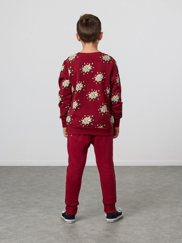 US stockist of Radicool kids Captain Pant in Bloodstone Red.