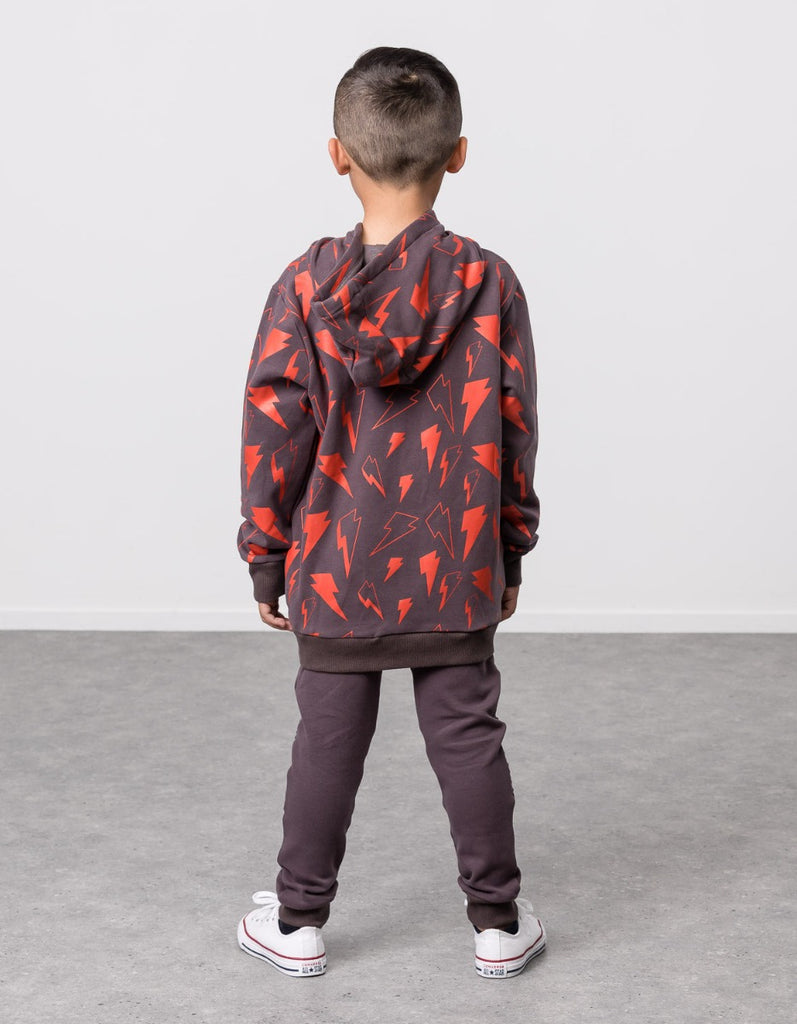 US stockist of Radicool Kids Bolt Hood in Charcoal.