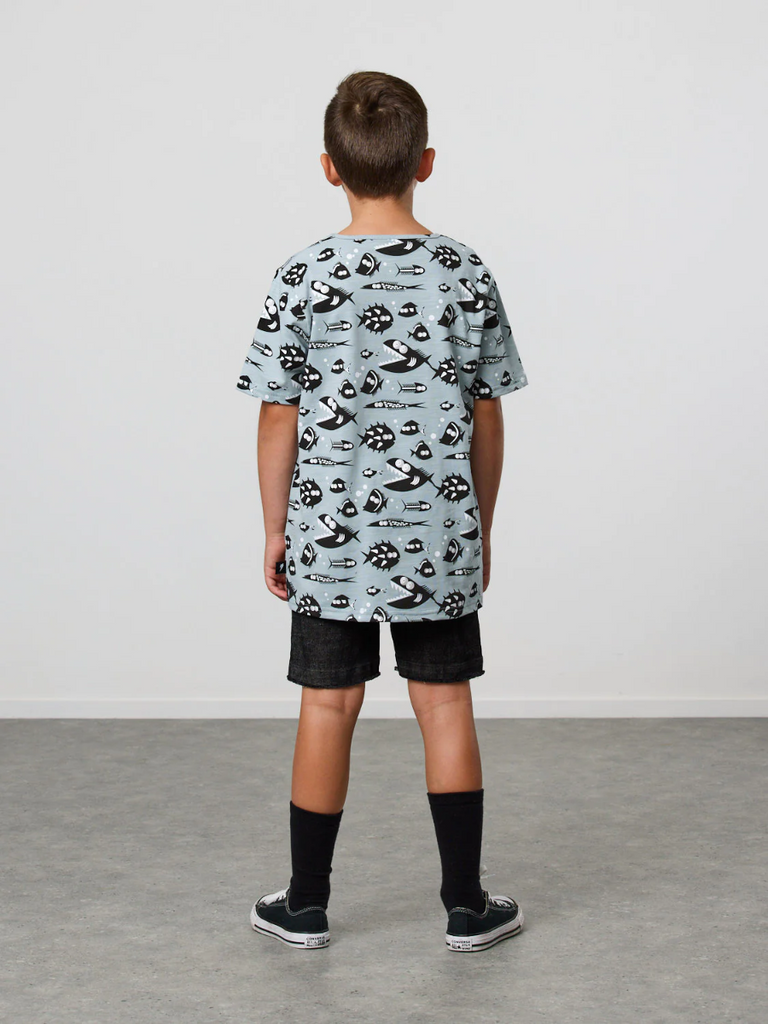 US stockist of Radicool Kid's Chomp Denim Shorts