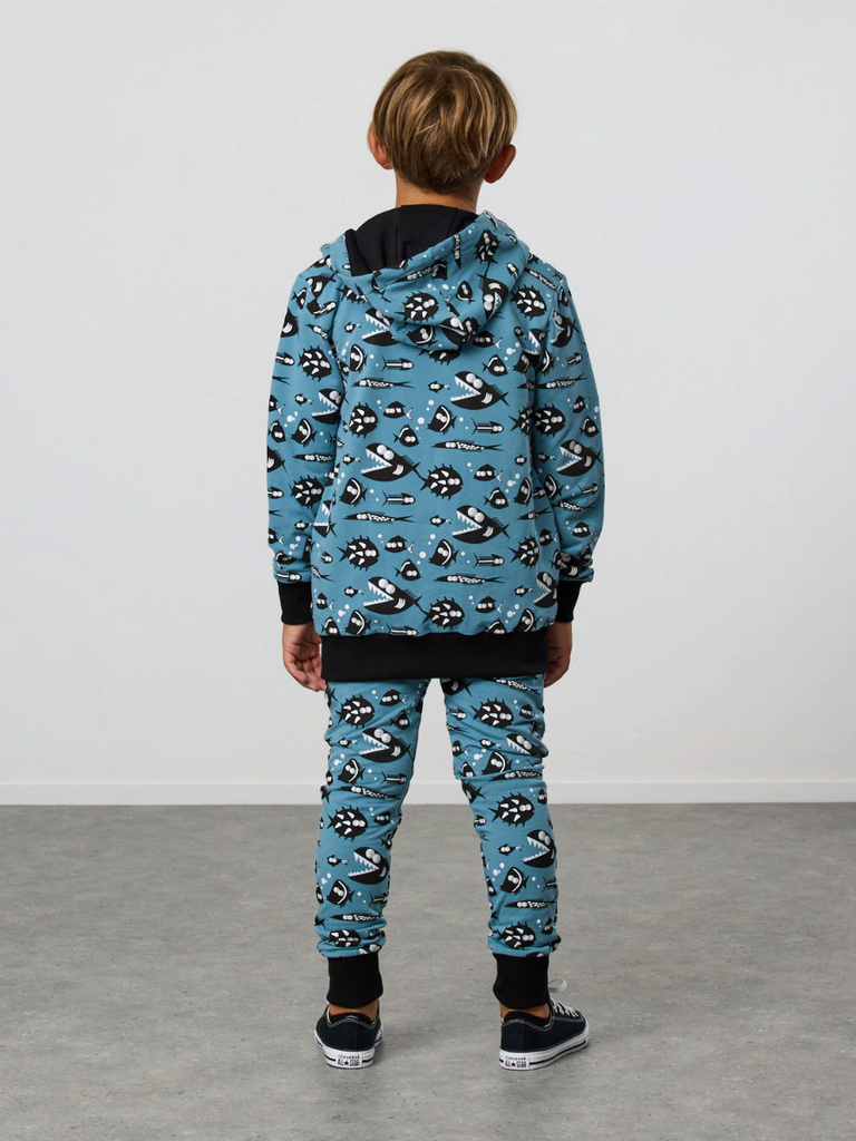US stockist of Radicool Kids Weird Fish Zip Hooded Jacket