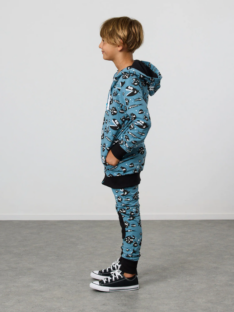 US stockist of Radicool Kids Weird Fish Zip Hooded Jacket