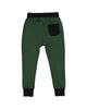 US stockist of Radicool Kids Tribe Pant in Dark Green.