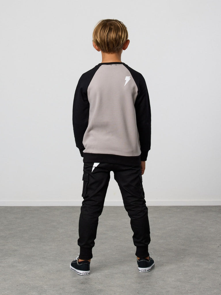 US stockist of Radicool Kids Splatter Bolt Crew Sweatshirt.