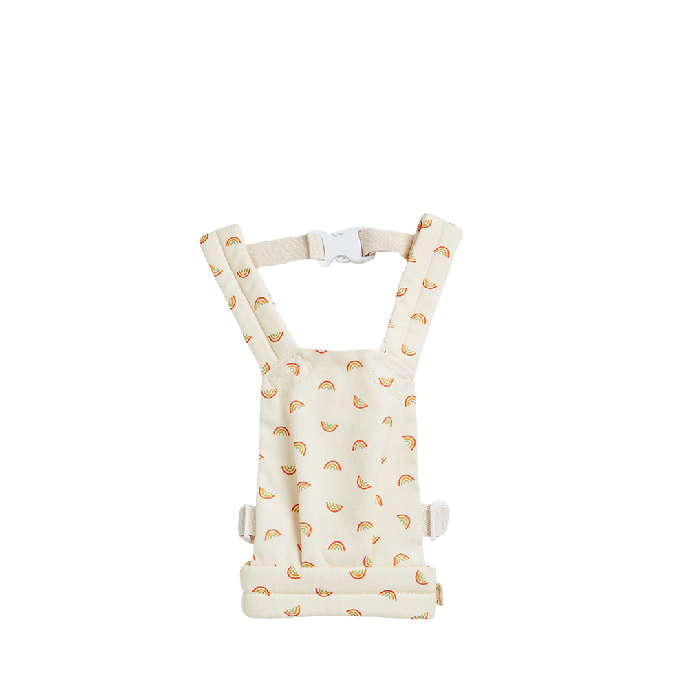 US stockist of Olli Ella's Rainbow dinkum doll carrier.