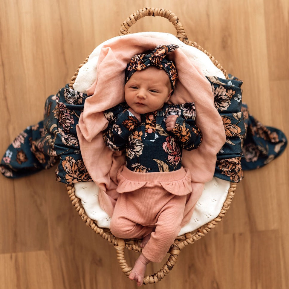 US stockist of Snuggle Hunny Kid's Rose pants.