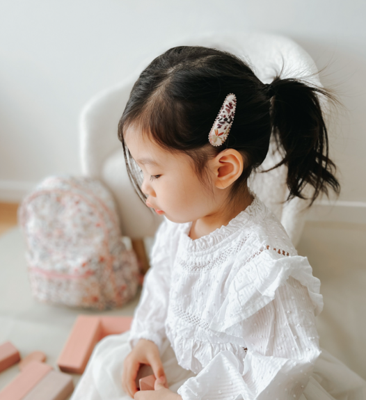 US stockist of Josie Joan's set of two "Stella" hair clips.
