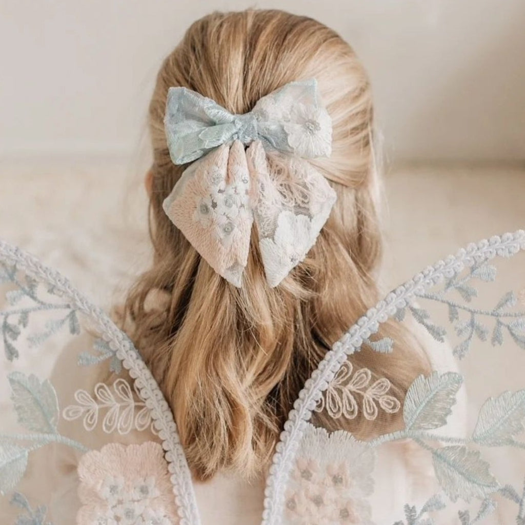 US stockist of Mauve & May's Coral Bow Clip