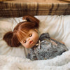 US stockist of Minikane's Sleepy Gabrielle Gordis girl doll with Brown eyes.