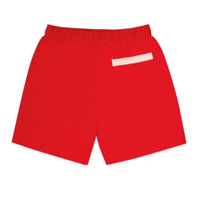 US stockist of Canopea's quick dry Diego swim short in Pepper Red.