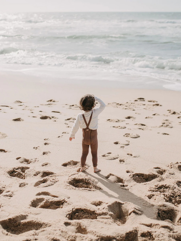 US stockist of Silly Silas' cotton footless tights in Granola