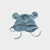US stockist of Buck & Baa's gender neutral, organic cotton bear hat in Sky Bears.