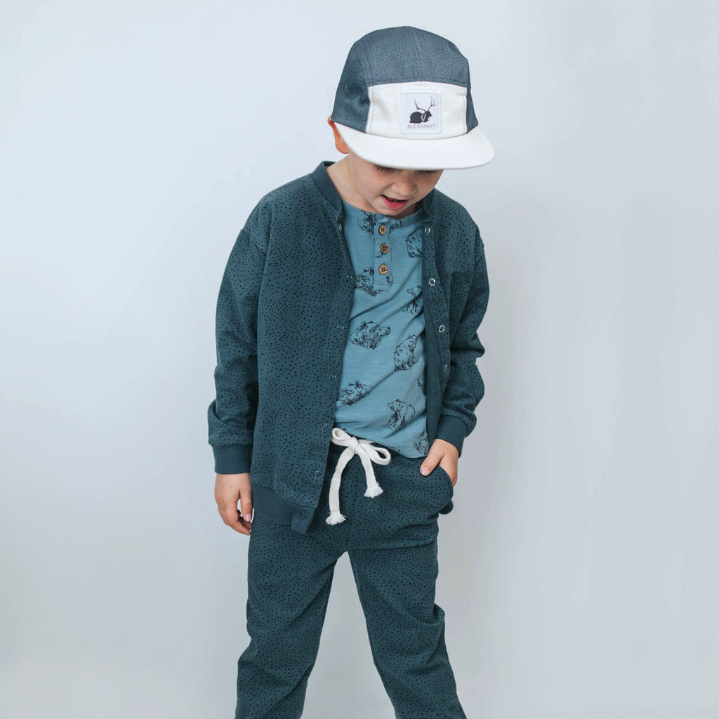 US stockist of Buck & Baa's organic cotton Slate jacket.