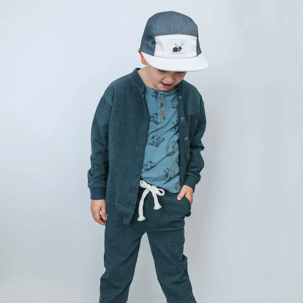 US stockist of Buck & Baa's organic cotton Slate jacket.