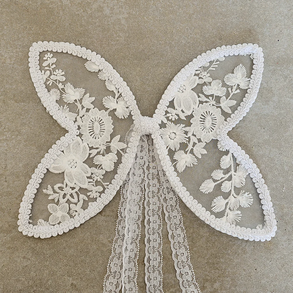 US stockist of Mauve & May's medium Snow fairy wings