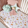 US stockist of Snuggle Hunny Kids Poppy crib sheet