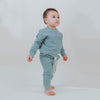 US stockist of Buck & Baa's gender neutral, organic cotton Sage Vines sweatshirt.