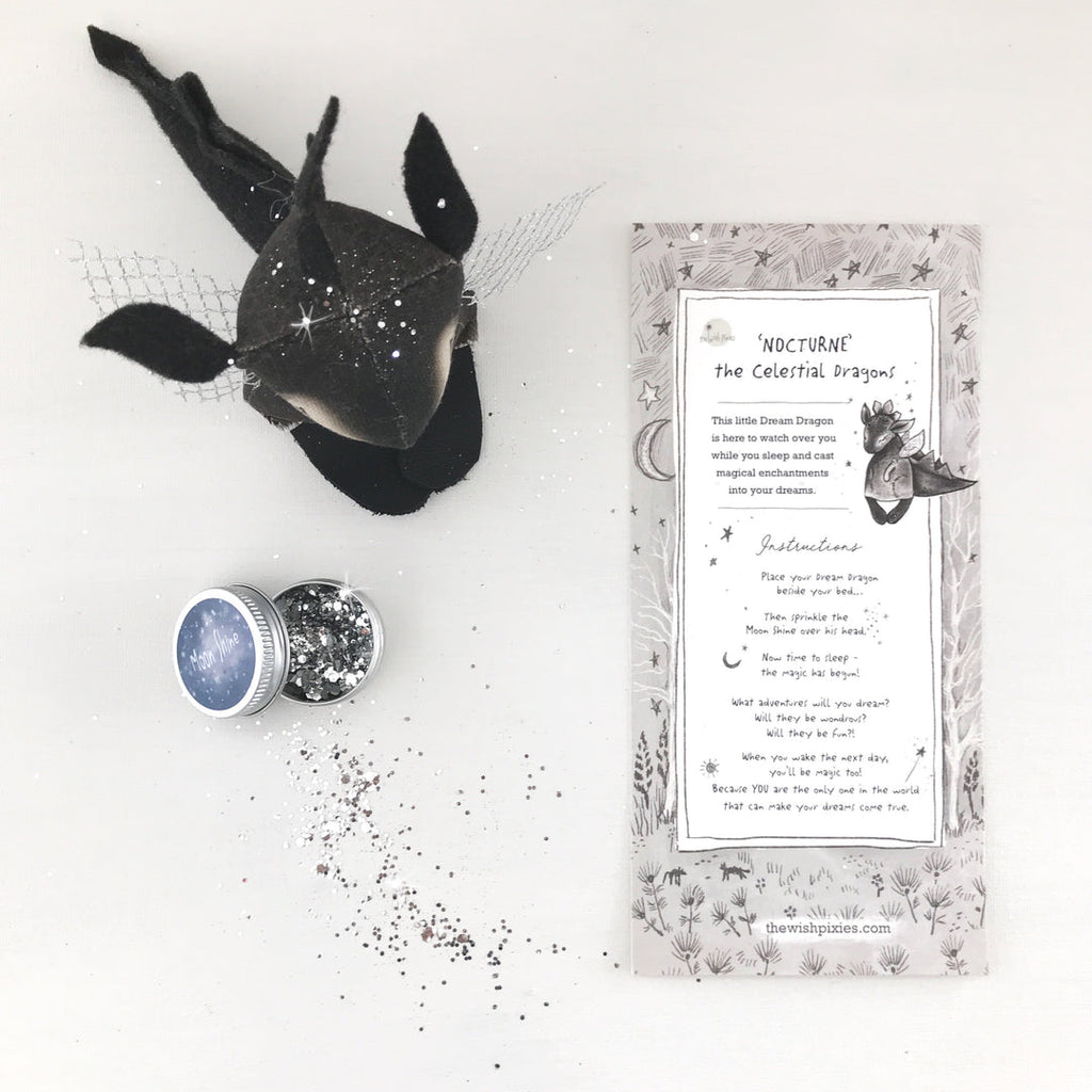 US stockist of The Wish Pixies handmade Nocturne Celestial Dream Dragon.