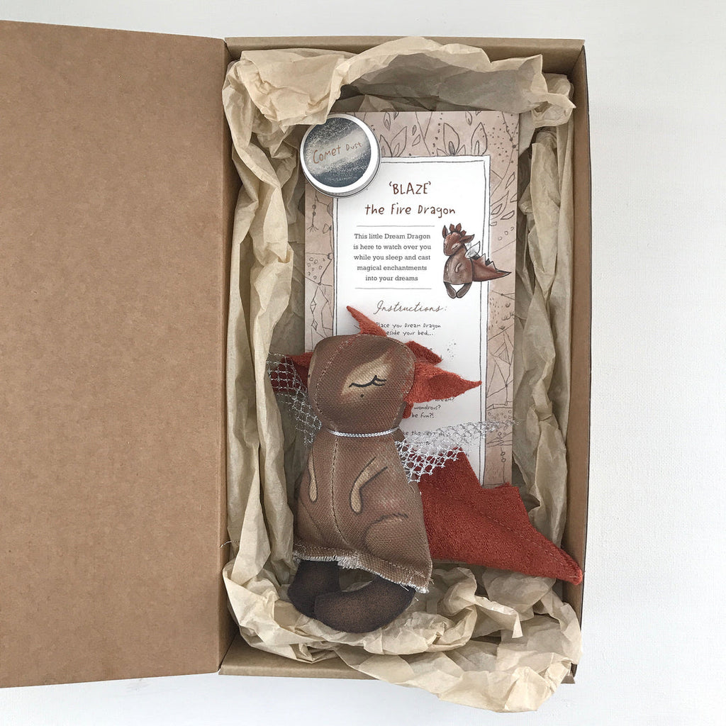 US stockist of The Wish Pixies Blaze the Fire Dream Dragon.