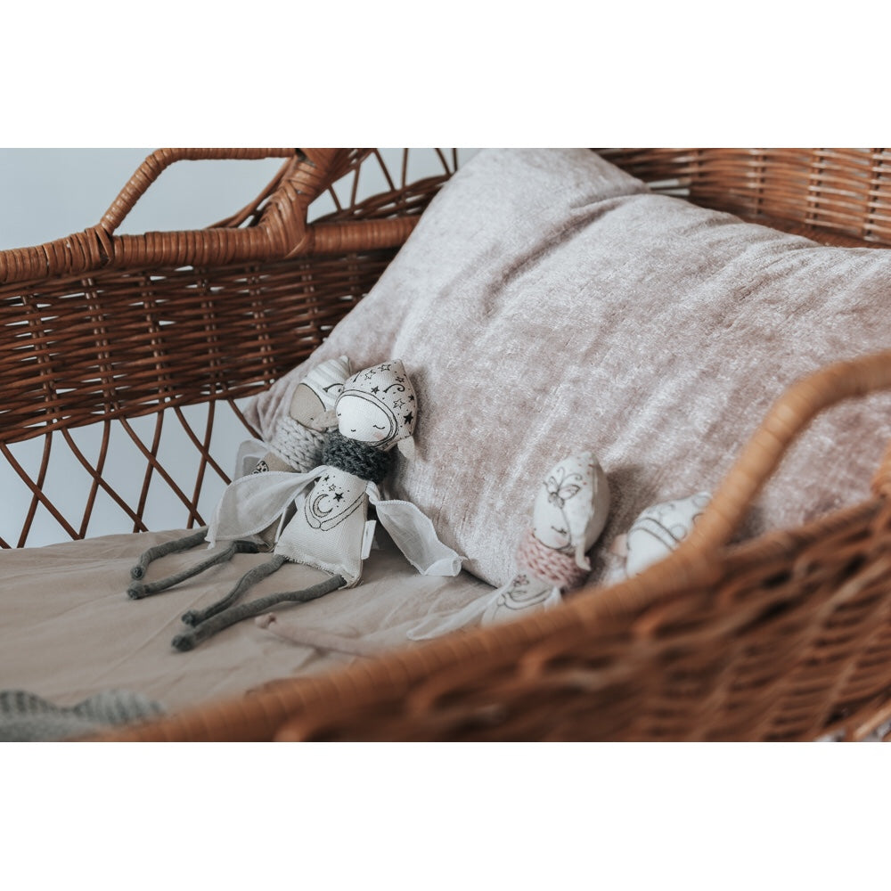 US stockist of The Wish Pixies gender neutral FaLa baby rattle.