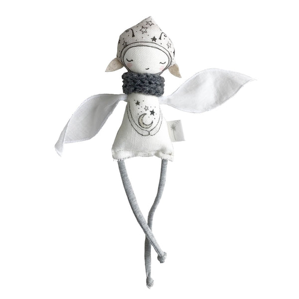 US stockist of The Wish Pixies gender neutral FaLa baby rattle.