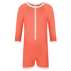 US stockist of Zulu & Zephyr's Mini Rib long sleeve surfsuit in Papaya