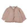 US stockist of Donsje's linen blend, Lori Blouse in Vintage Pink.