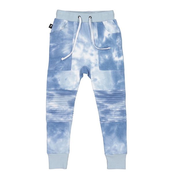 US stockist of Radicool Kids Captain Pant in Tie Dye Blue.