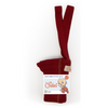 US stockist of Silly Silas' gender neutral, organic cotton footed tights in Maple Leaf.