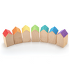 US stockist of Ocamora's set of 7 Rainbow Houses.