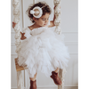 US stockist of Karibou Kids' Tiffany Tutu dress in White Cloud.