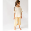US stockist of Illoura the Label's 3/4 essential ribbed knit pants in Butter