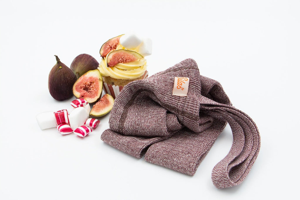 US stockist of Silly Silas' footless cotton tights in Vanilla Fig.