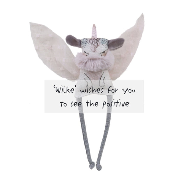 US stockist of The Wish Pixies Wilke Pixie.  She wishes that you see the positive!