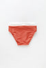 US stockist of Zulu & Zephyr's Mini Band Bikini in Plum.  Made from sustainable ECONYL UPF 50+ fabric.  Features contrasting rib binds, drawstring on top and waist of bottoms.  Fully lined.
