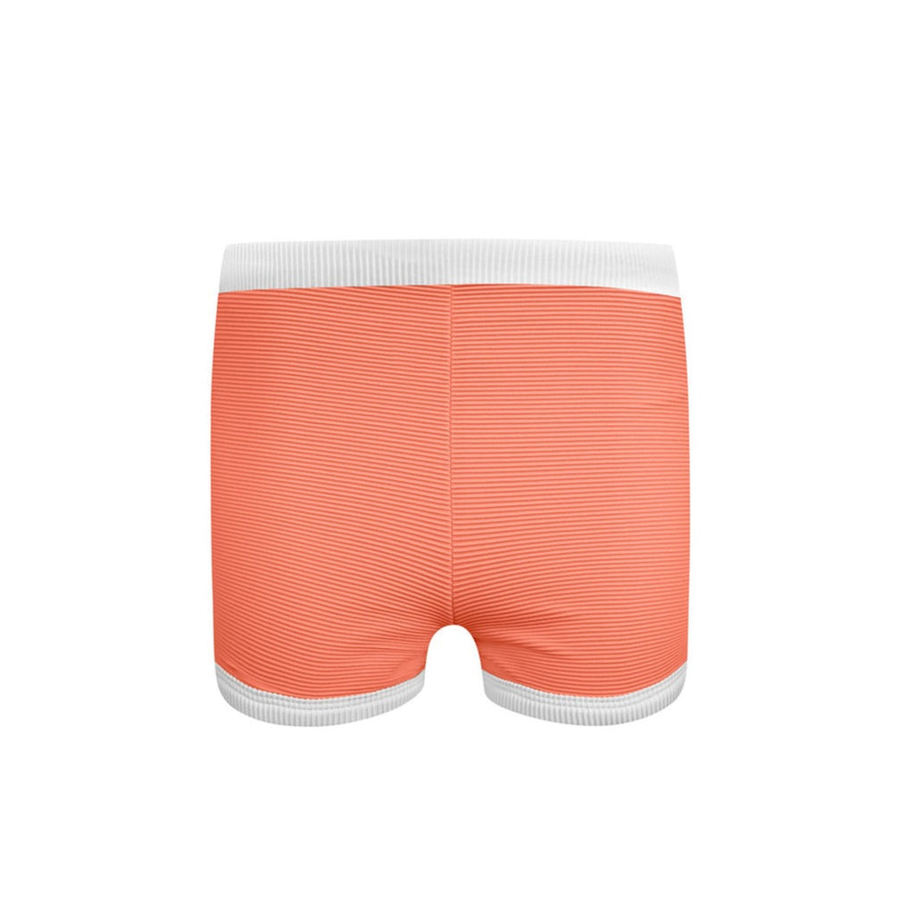 US stockist of Zulu & Zephyr's Mini Rib Surf Short in Papaya
