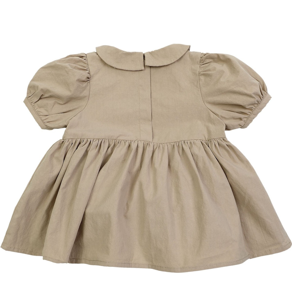 US stockist of Donsje's Farah Dress in Light Mocha.