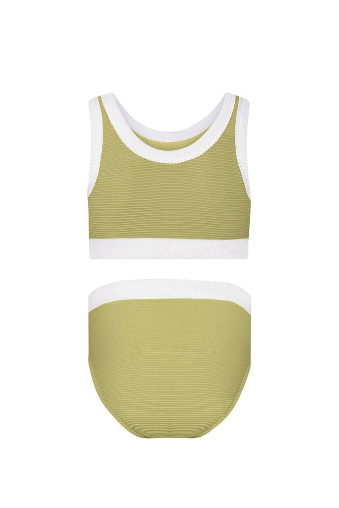 US stockist of Zulu & Zephyr's Mini Rib Bikini in Avocado