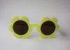 US stockist of Elle Porte's Daisy sunglasses in Yellow Jelly with dark lenses.