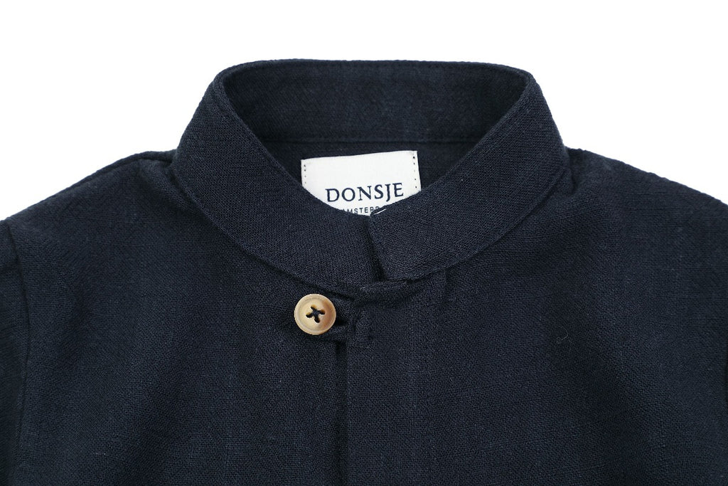 US stockist of Donsje's long sleeve, Jaims Shirt in Faded Marine.