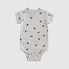 US stockist of Buck & Baa's gender neutral, organic cotton, short sleeve Acorn bodysuit.