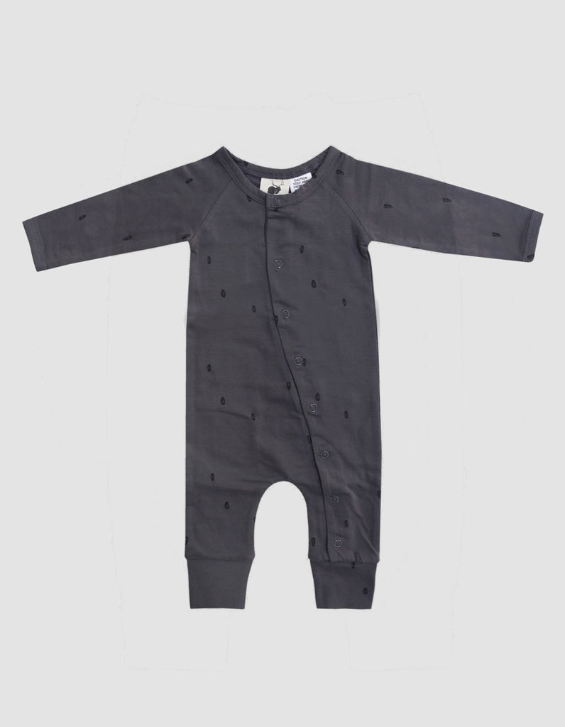 US stockist of Buck & Baa organic cotton smoke full romper