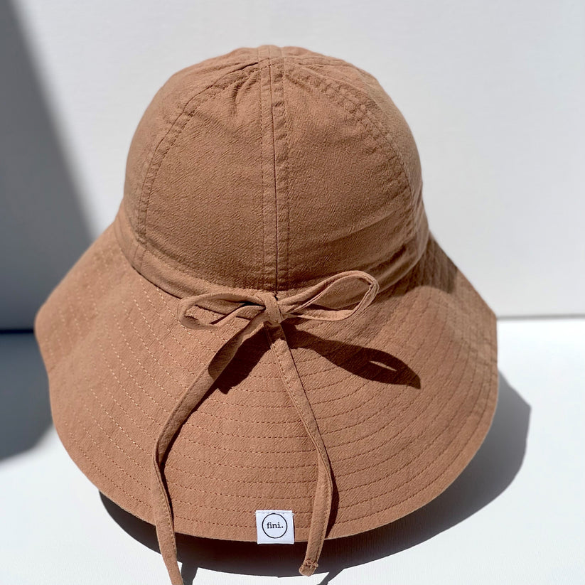 US stockist of Fini the Label's Floppy Hat in Mocha